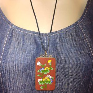 Necklace with Flower Piece